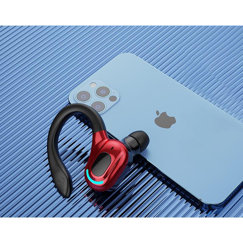 ワイヤレスイヤホン Bluetooth 5.0 片耳 イヤホン iPhone14 通話 ハンズフリー イヤフォン ワイヤレス 右耳 耳掛型 マイク内蔵 生活防水 高音質 超長待機｜k-seiwa-shop｜21