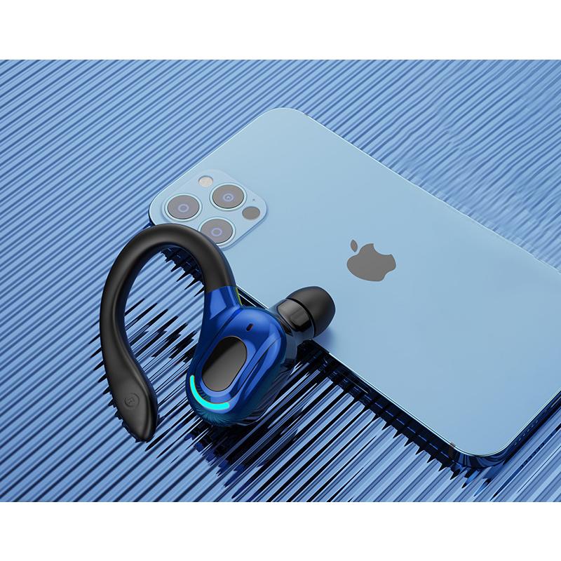 ワイヤレスイヤホン Bluetooth 5.0 片耳 イヤホン iPhone14 通話 ハンズフリー イヤフォン ワイヤレス 右耳 耳掛型 マイク内蔵 生活防水 高音質 超長待機｜k-seiwa-shop｜22