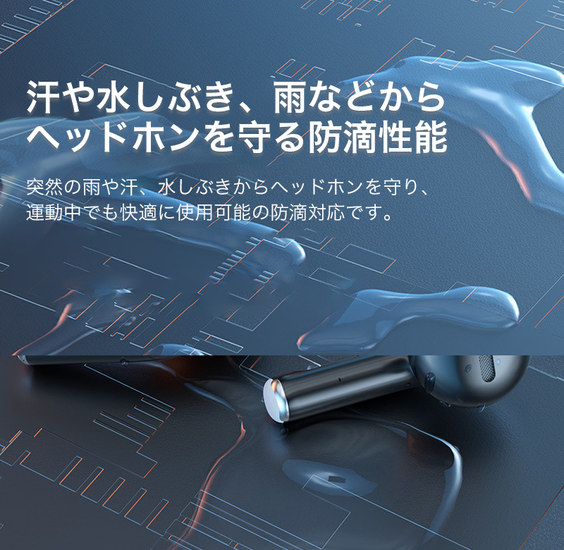 ワイヤレスイヤホン Bluetooth 5.3 片耳 イヤフォン iPhone ワイヤレスヘッドセット ノイズキャンセリング galaxy pixel イヤホン マイク通話 充電ケース｜k-seiwa-shop｜09