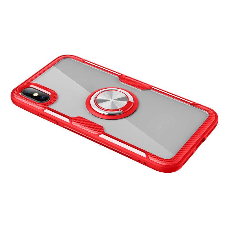 アイフォン7 ケース アイフォン7プラス ケース iPhone7プラス iPhone7 ケース リング付き クリア 背面ガラス マグネットカーマウント対応 耐衝撃 保護フィルム付｜k-seiwa-shop｜03