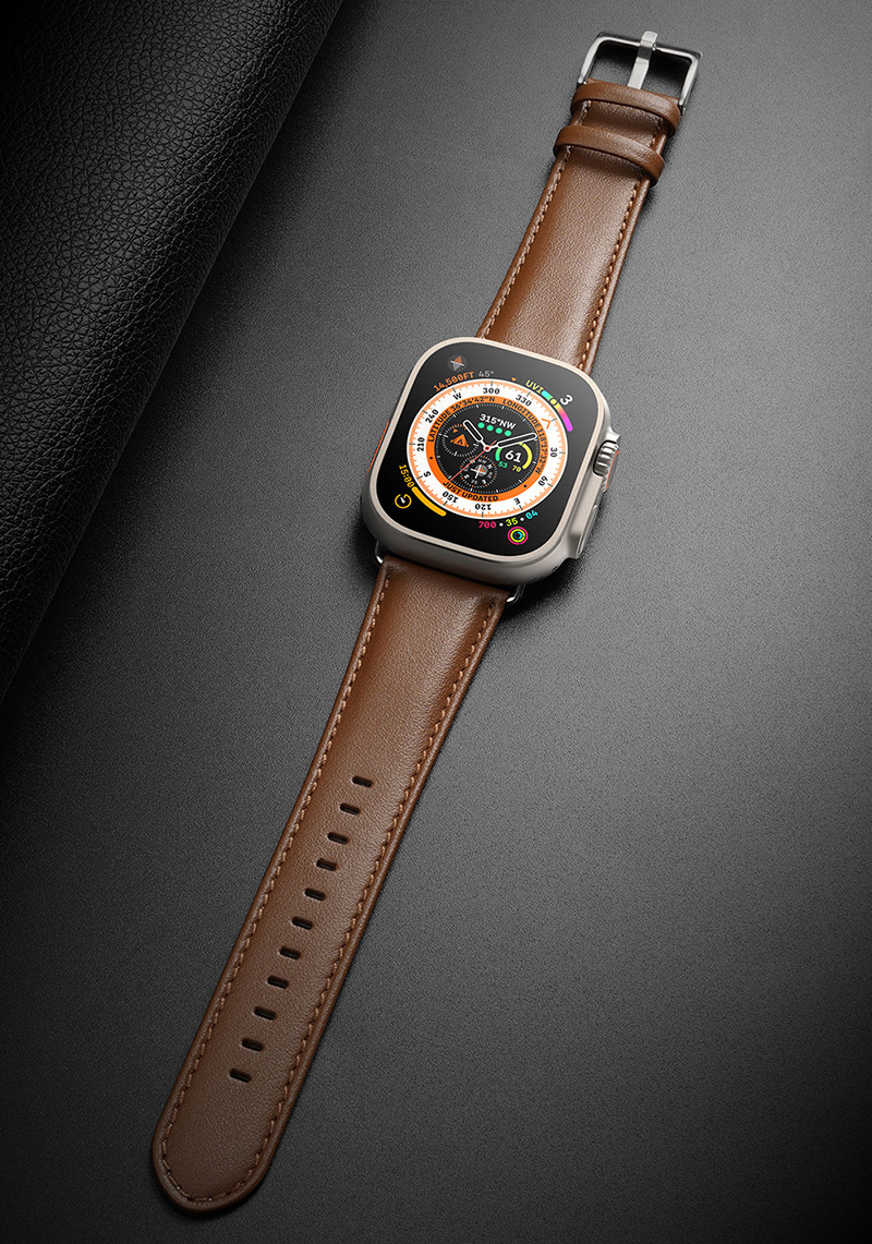 apple watch 9 バンド 45mm 本革 レザー apple watch Ultra 2 se