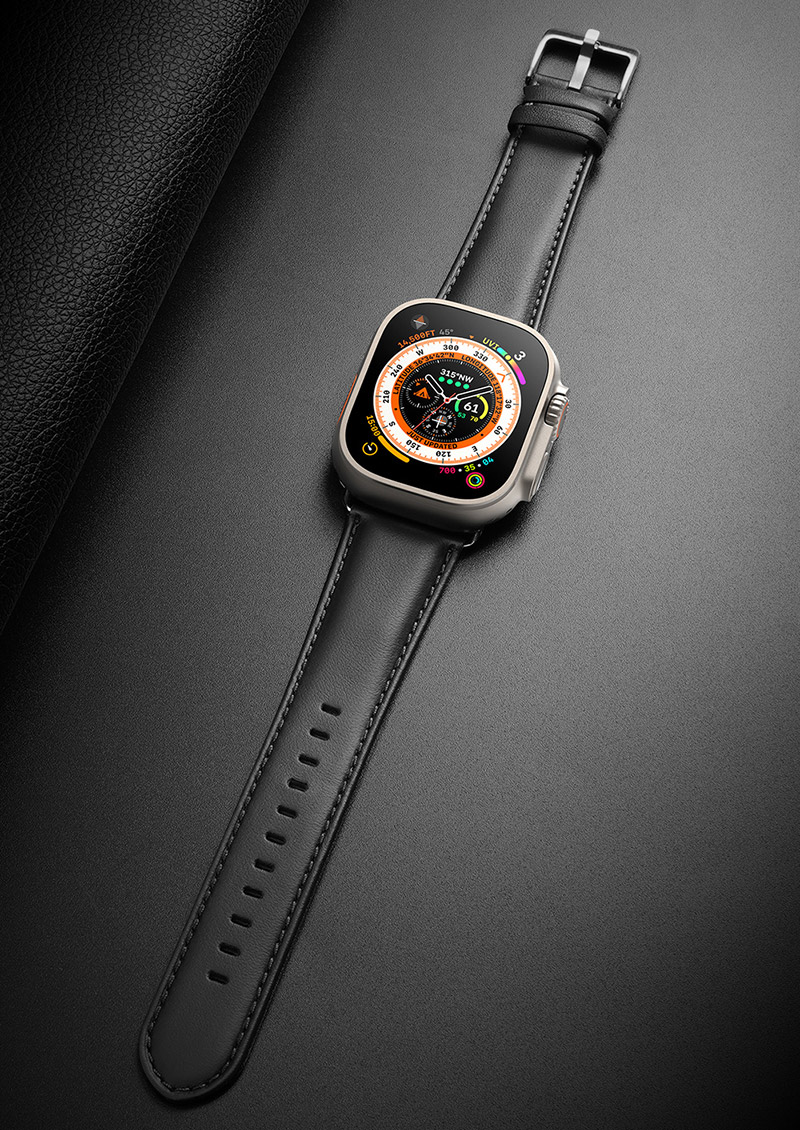 apple watch 9 バンド 45mm 本革 レザー apple watch Ultra 2 se