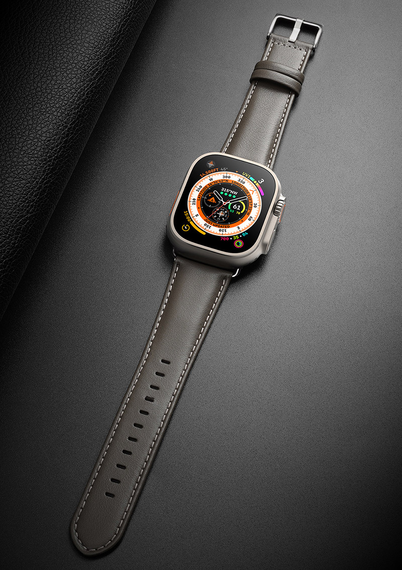 apple watch 10 バンド 46mm 本革 9 45mm レザー Ultra 2 se