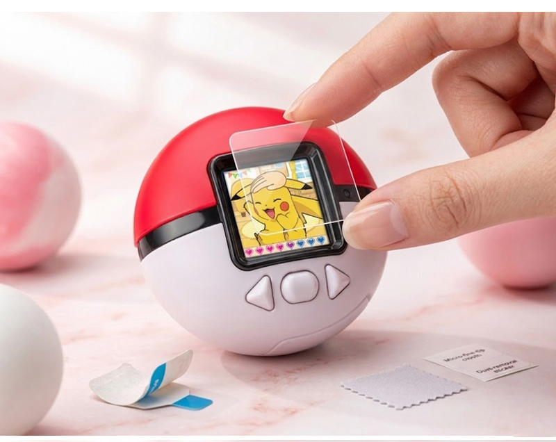 ポケなで モンスターボール フィルム 2枚セット 全面保護 Pokemon