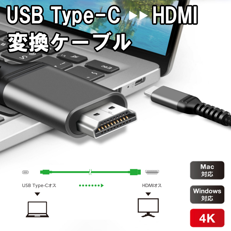 HDMIプラグ HDMIケーブル 1m オス to HDMI オス変換 1M - PCケーブル