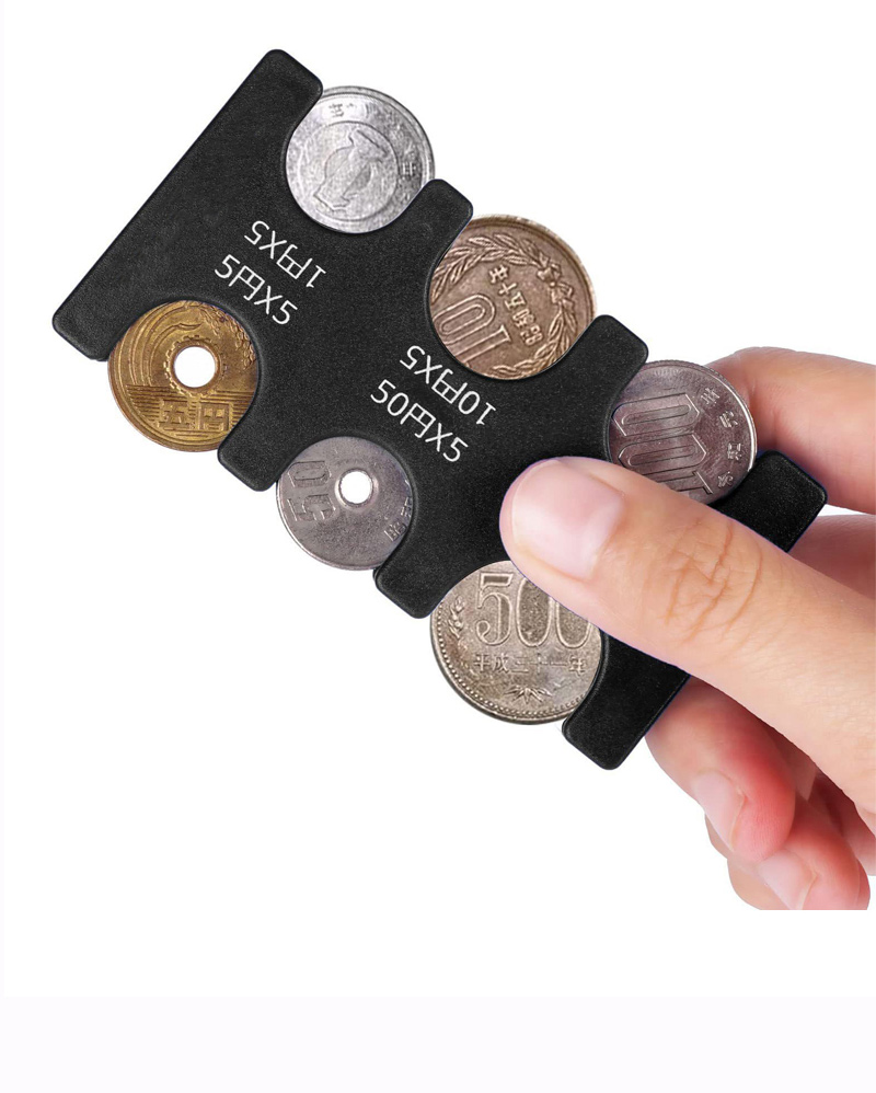 コインホルダー コインケース 2セット 小銭入れ 小銭ケース コイン管理 硬貨ケース 硬貨ホルダー コンパクト スリム 軽量 収納 車用 種類分け  財布 日本円対応 : iPhone・スマホケースのSmartlife - 通販 - Yahoo!ショッピング