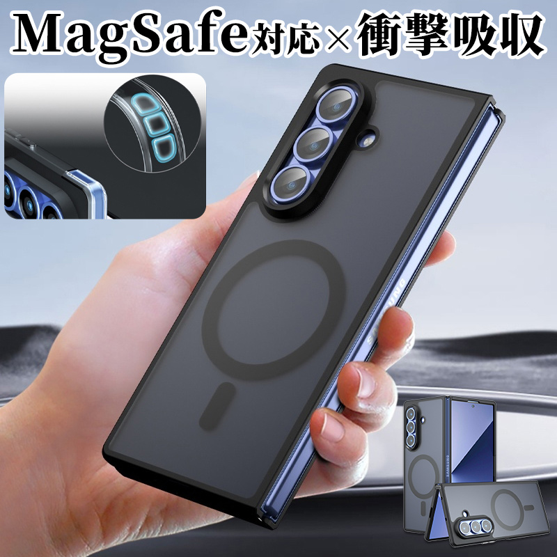 Galaxy Z Fold8 Ultra �P�[�X Z Fold 8 7 6 �P�[�X magsafe�Ή� �M�����N�V�[z�t�H�[���h 8 7 �P�[�X �N���A SAMSUNG GalaxyZFold8 �P�[�X �ϏՌ� �J�o�[ �}�b�g