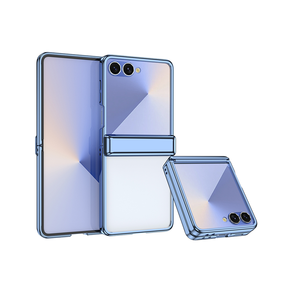 Galaxy Z Flip8 ケース フィルム付き ヒンジ保護 SAMSUNG Flip7 クリア