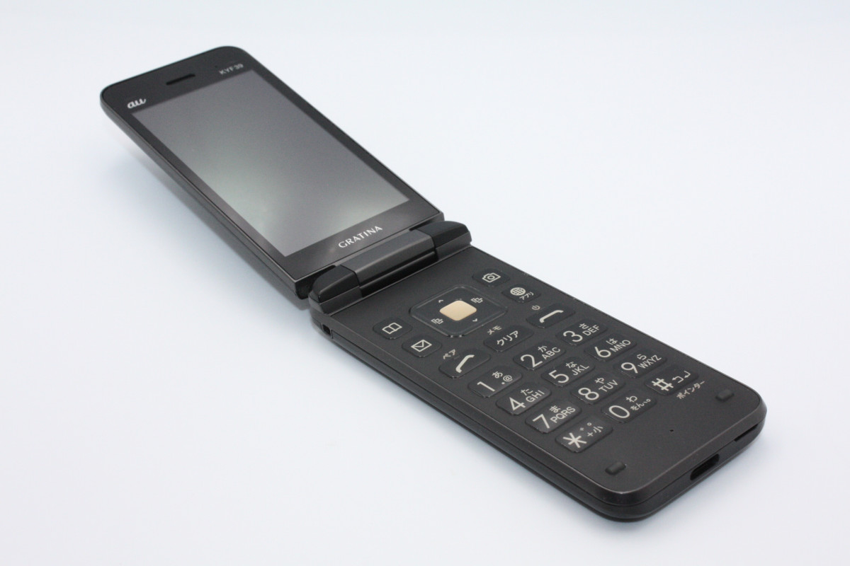 KYOCERA GRATINA KYF39 ブラック SIMロック解除済み Bランク
