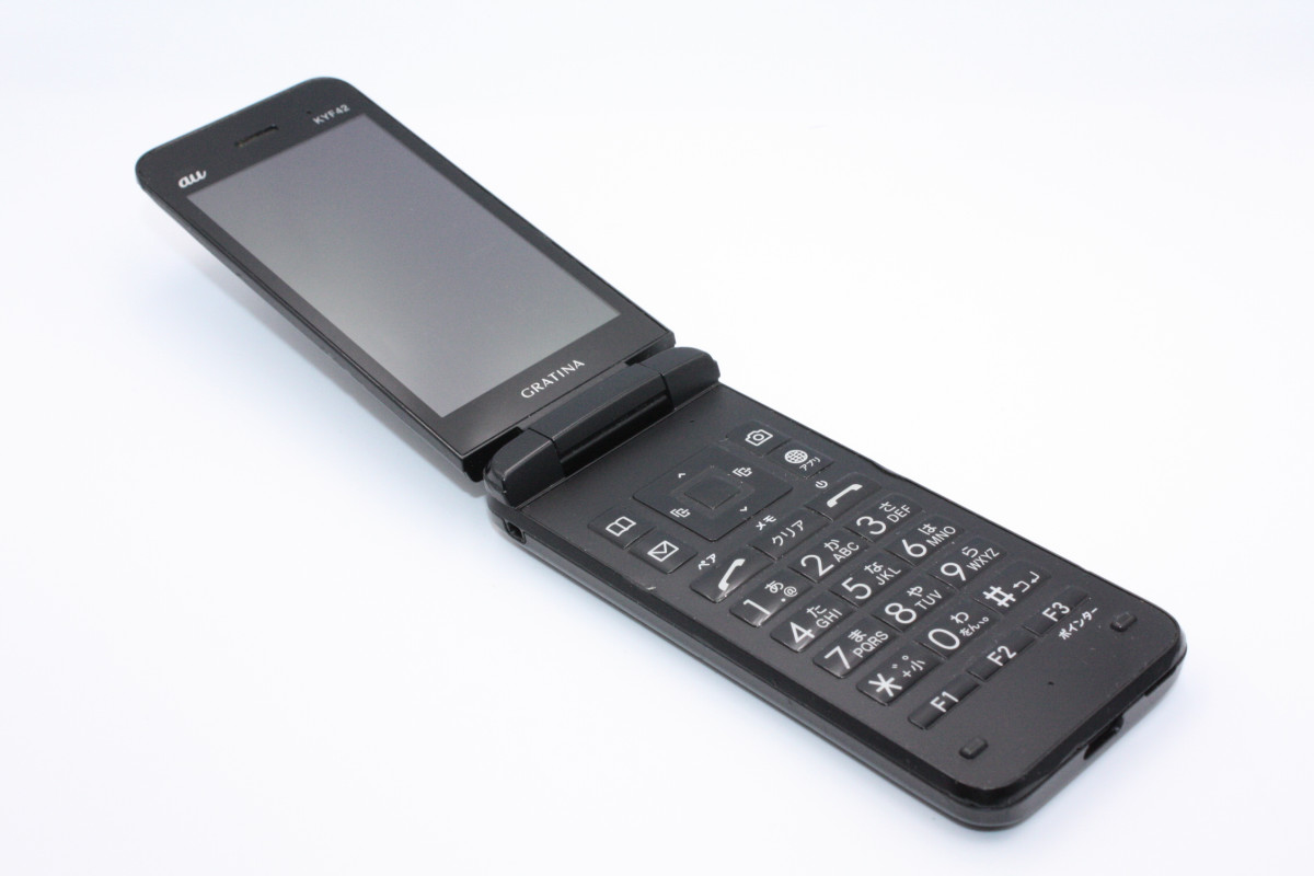 KYOCERA（京セラ） 訳あり特価 GRATINA KYF42 ブラック SIMロック解除