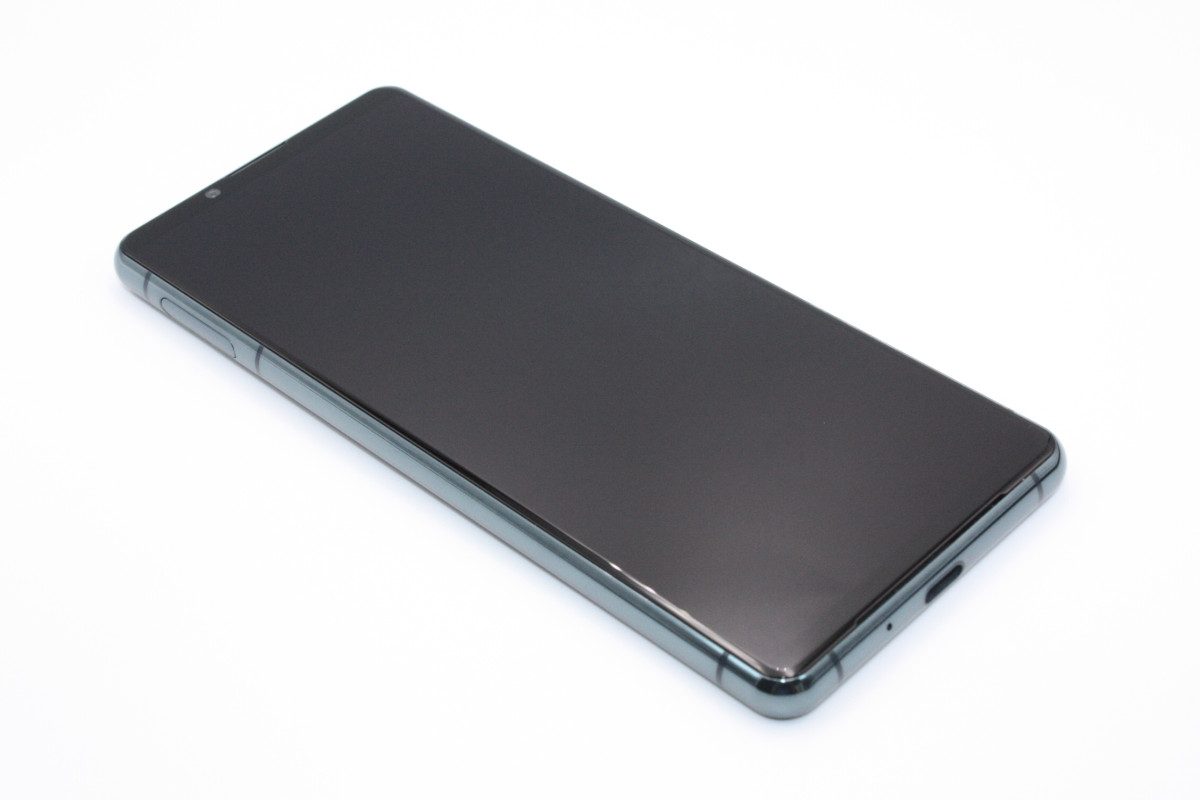 (G超美品) Xperia 5 ⅲ SOG05 simフリー グリーン ケース付 Xperia 5 III 美品 SOG05 グリーン SIMフリー Aランク