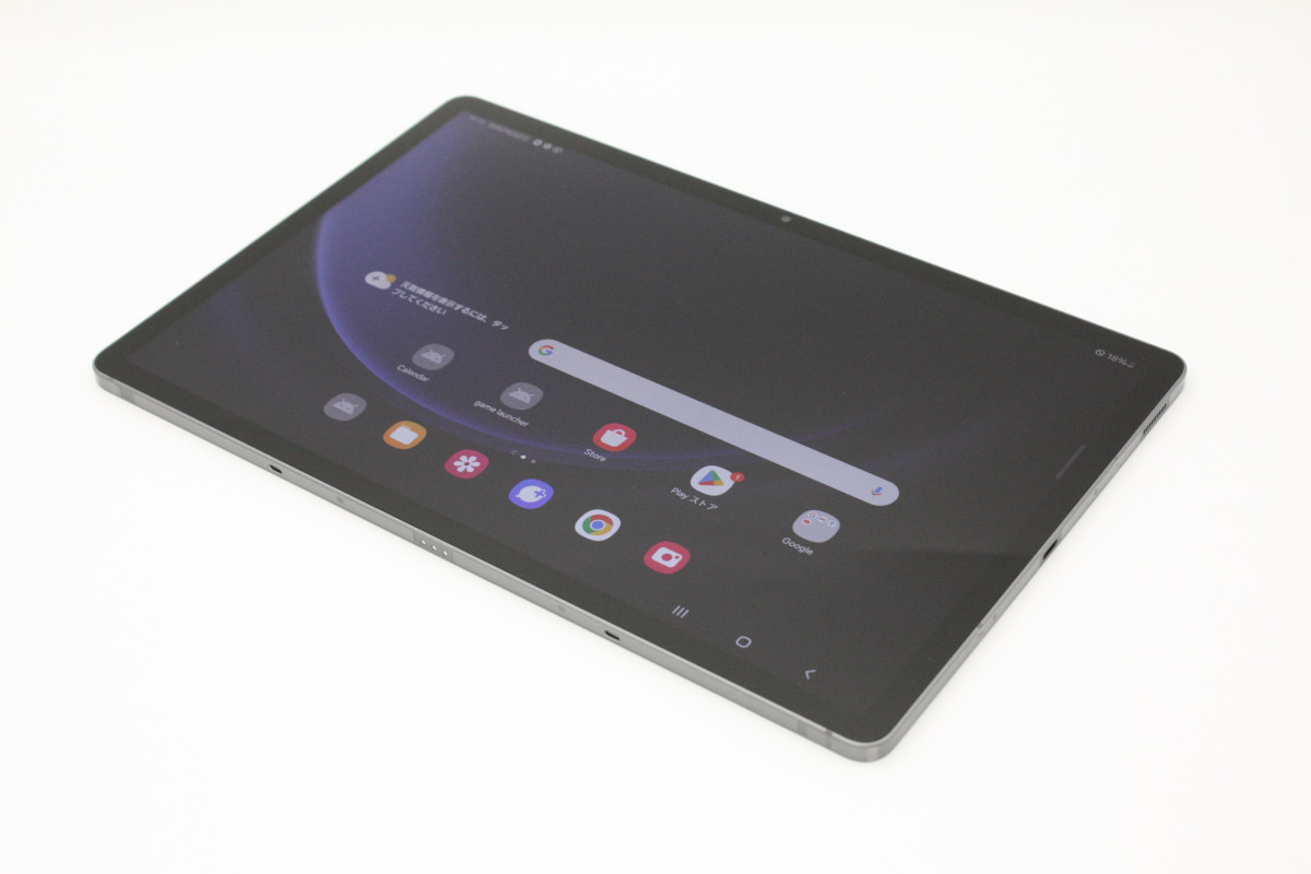 Galaxy Tab S9 FE+ 128GB グレー 5G SCT22 au au、ビジョンブースター対応の5Gタブレット「Galaxy Tab S9 FE+