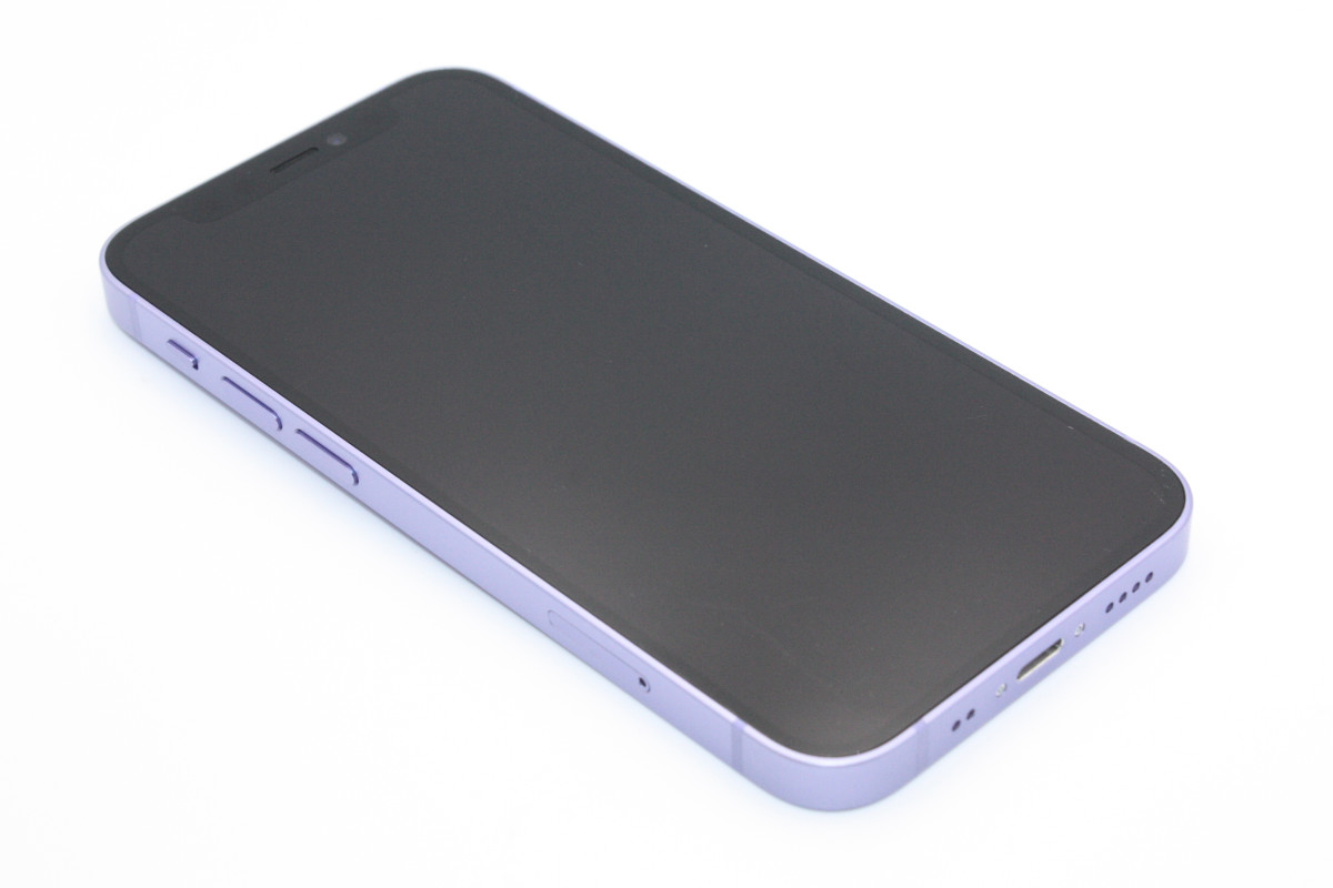 iPhone 12 mini バッテリー状態良好(100%) 64GB パープル SIM