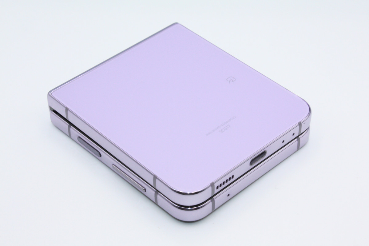 Galaxy Z 訳あり特価 Flip4 SCG17 au版SIMフリー ボラ パープル J