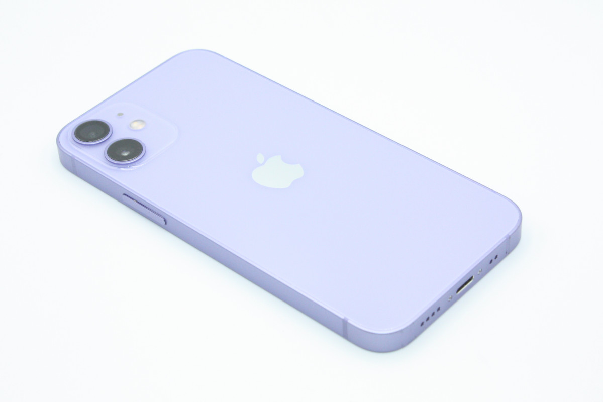 iPhone 12 mini バッテリー状態良好(100%) 64GB パープル SIMロック