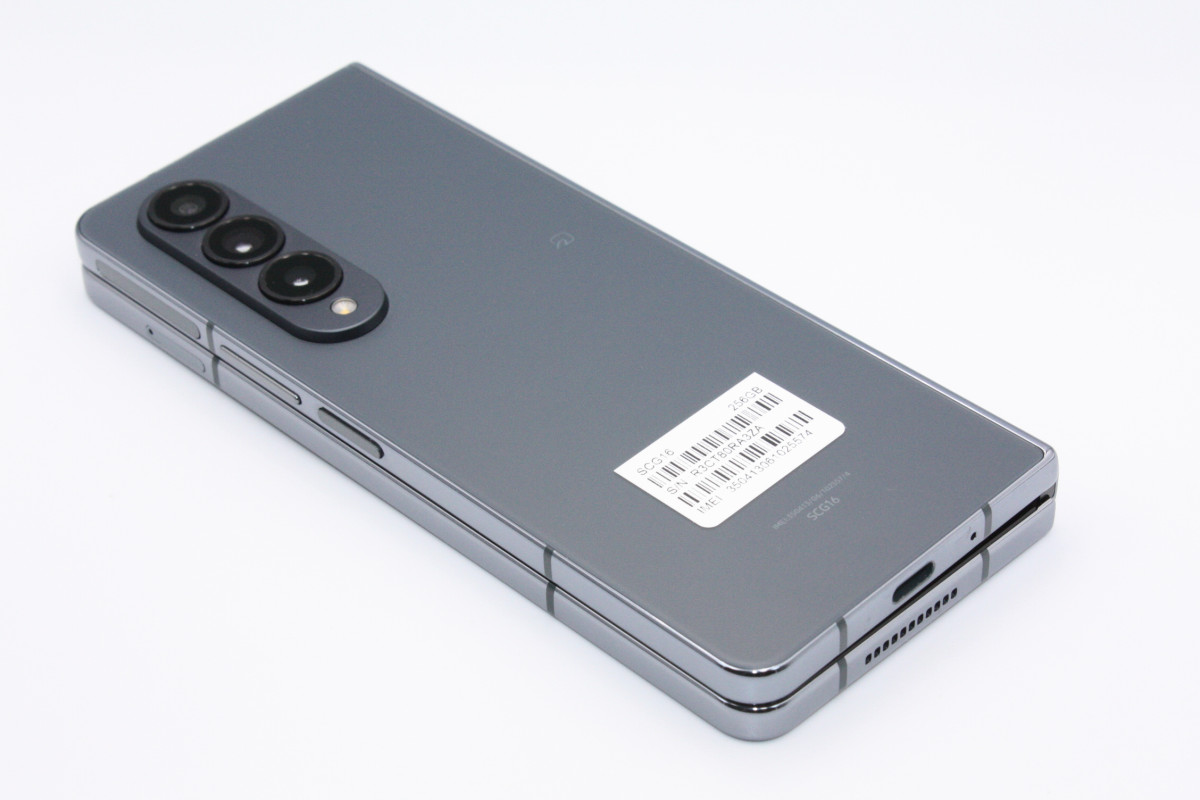 Galaxy Z 訳あり特価 Fold4 SCG16 au版SIMフリー グレイグリーン B