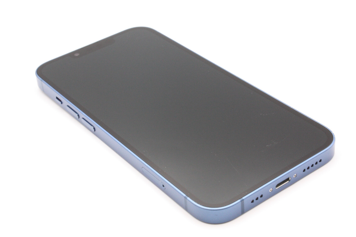 iPhone 13 バッテリー状態良好(100％) iPhone13 128GB ブルー SIM