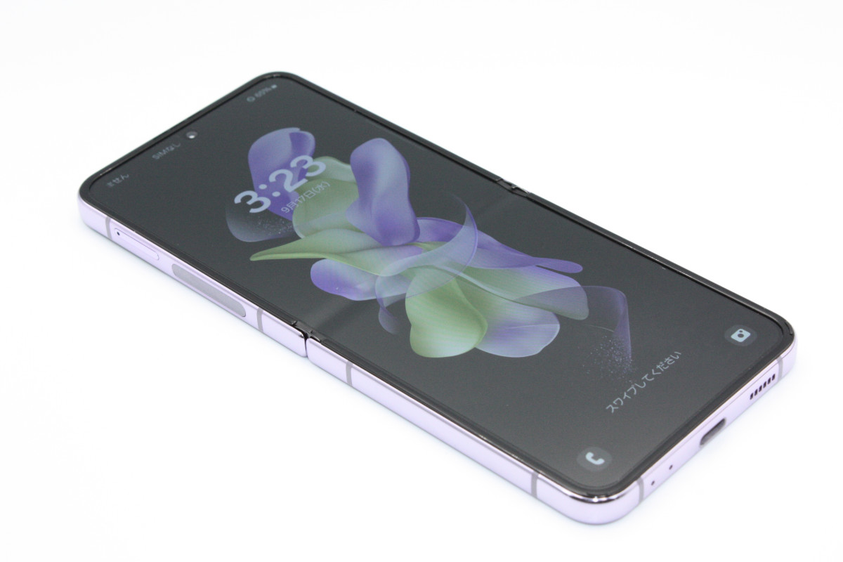 Galaxy Z 訳あり特価 Flip4 SCG17 au版SIMフリー ボラ パープル B