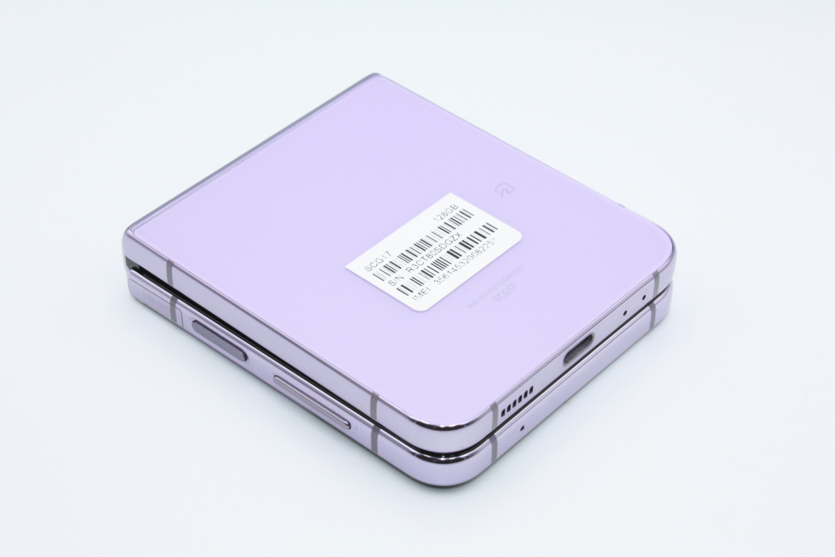 Galaxy Z 訳あり特価 Flip4 SCG17 au版SIMフリー ボラ パープル