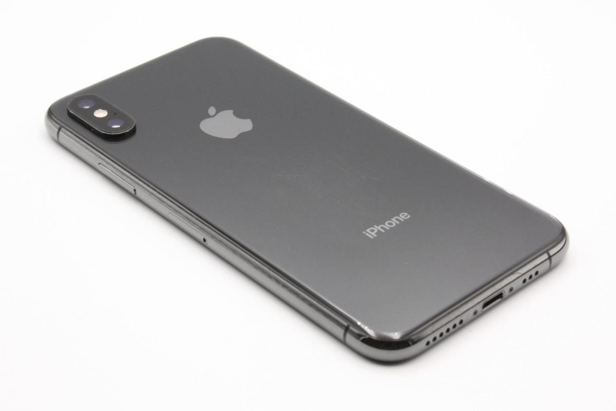 iPhone XS iPhoneXS 64GB スペースグレイ SIMロック解除済み Cランク