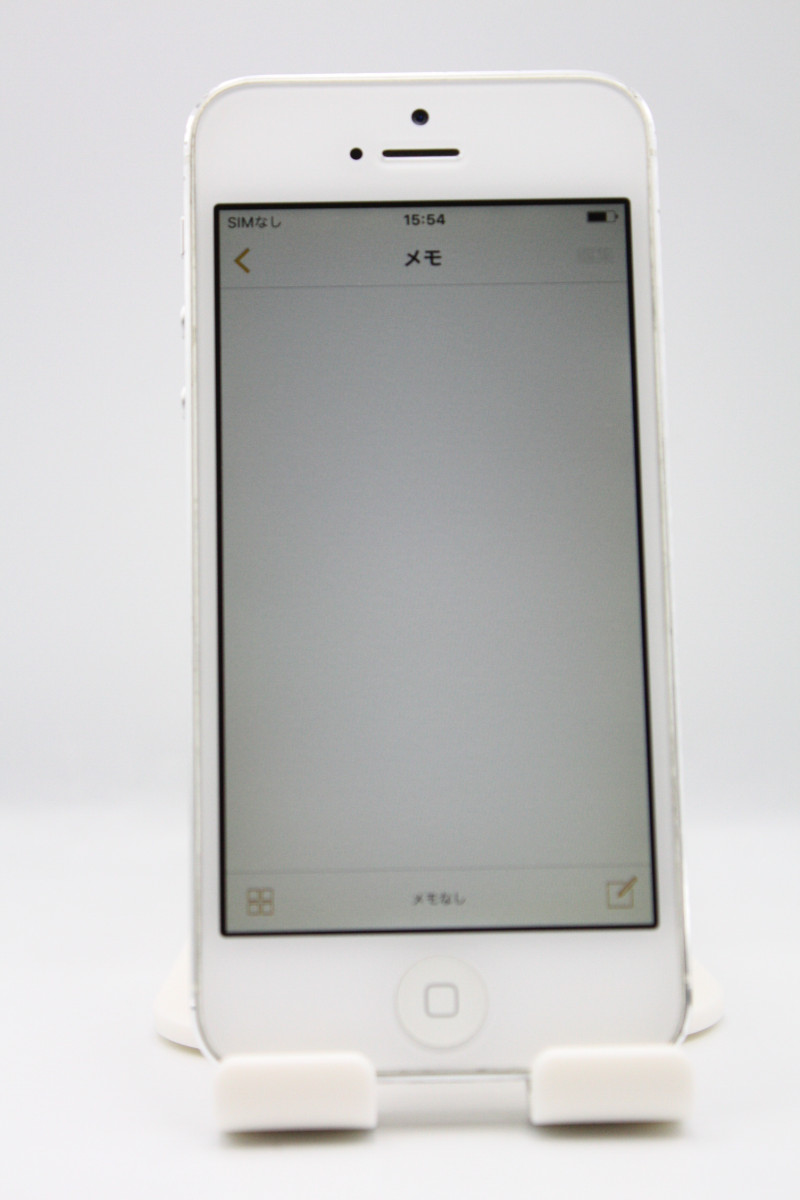 iPhone 5 訳あり特価 iPhone5 16GB au ホワイト＆シルバー Cランク