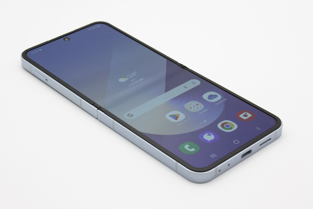 Galaxy Z 美品 Flip6 SCG29 au版SIMフリーブルー Aランク : ケースマ