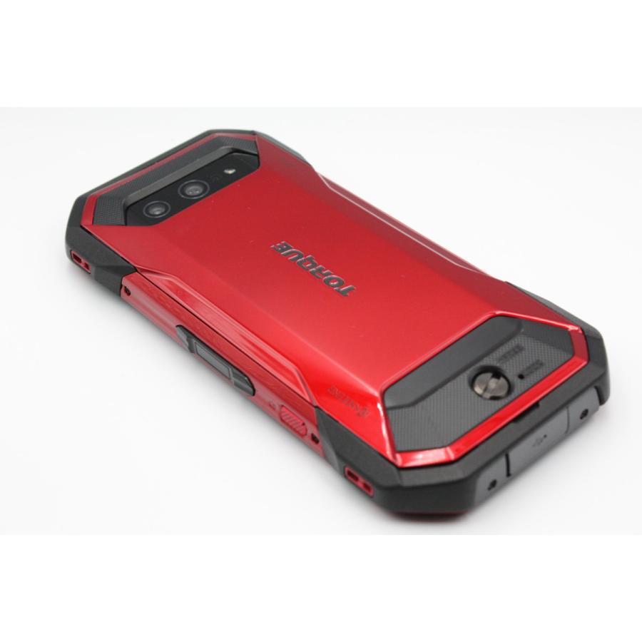 TORQUE 訳あり特価 5G KYG01 レッド SIMロック解除済み Aランク