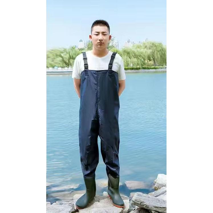 ウェーダー チェストハイ 釣り 渓流釣り 農作業 漁業 海釣り 胴付長靴 胴長 チェストハイウェーダー 完全防水 胸ポケット フィッシングウェーダー  :k-m003-734187:K-Store 通販 