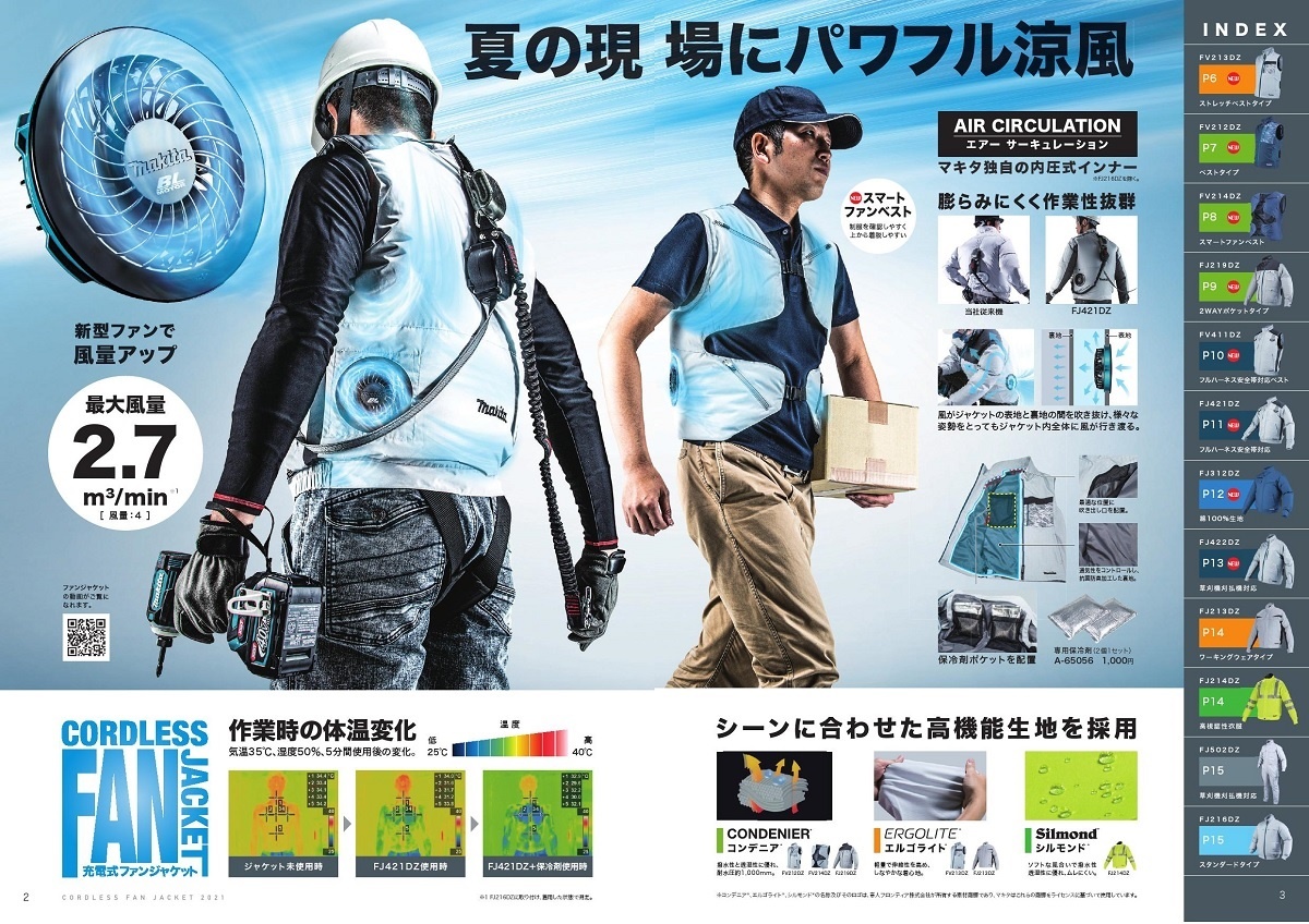 マキタ スマートファンベスト FV214D セット FV214D | 株式会社マキタ