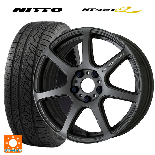 トヨタ RAV4(50系)用 225/60R18 104V XL ニットー NT421Q エモーション T7Rサマータイヤホイール 4本セット :eg001122265:コニシタイヤ