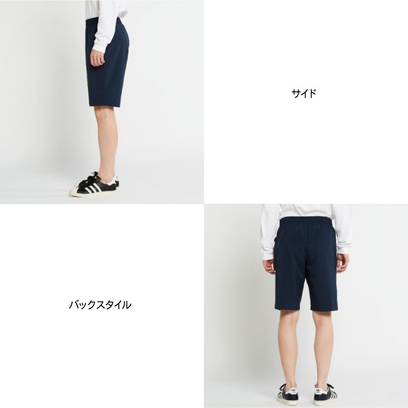 ハーフパンツ 兼用 レディース メンズ 半ズボン 吸汗速乾 ストレッチ スポーツ 入浴介助 グレー ネイビー ブラック トムス 372-SAH |  | 04
