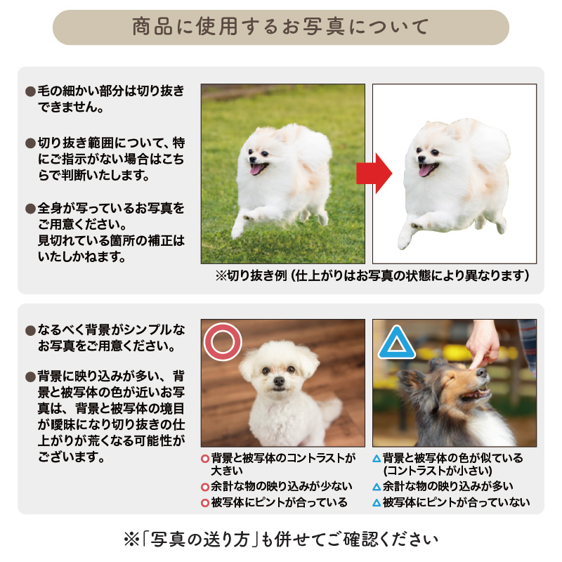 バッグ カバン トートバッグ 写真 切り抜き ペット 画像 プレゼント おしゃれ オリジナル オーダーメイド 写真入り アニマル ギフト 名前 名入れ BA-PN1 | Keips | 03