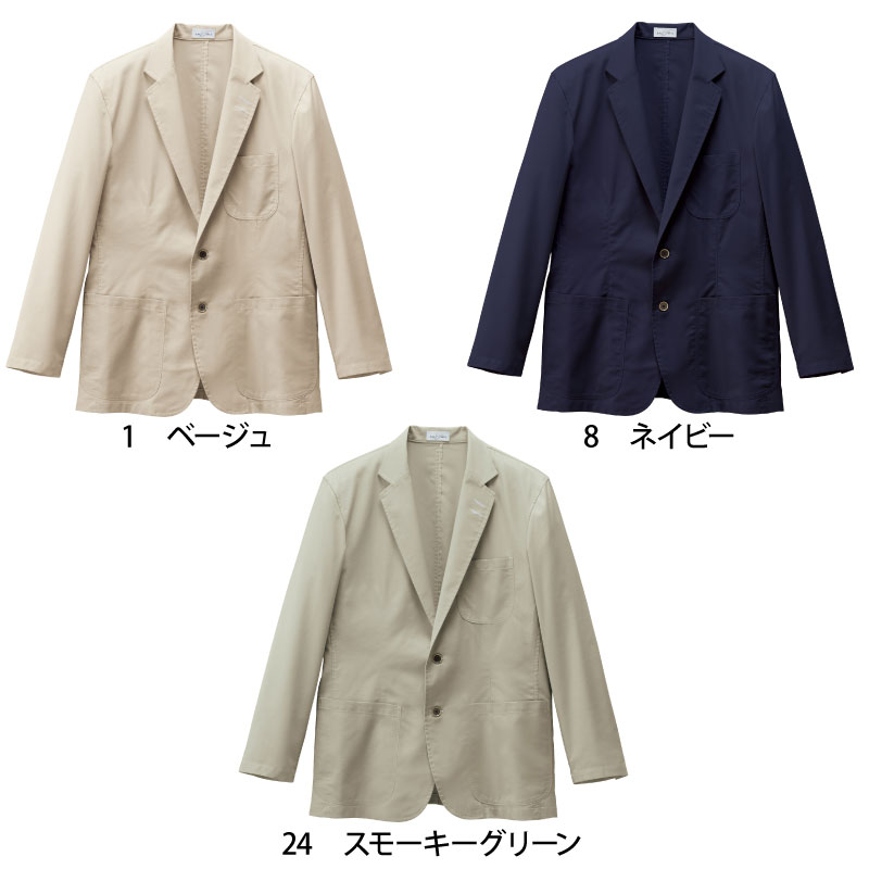 ジャケット シャツジャケット 防寒 男性 女性 兼用 ボタン ベージュ ネイビー グリーン ポケット付き おしゃれ ウォームビズ  FJ0708u FACE MIX | ボンマックス（ユニフォーム） | 01