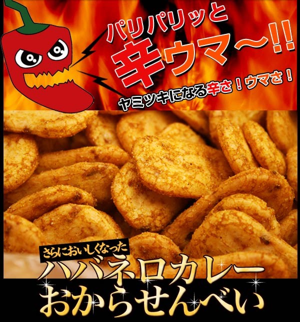 ハバネロカレーおから煎餅