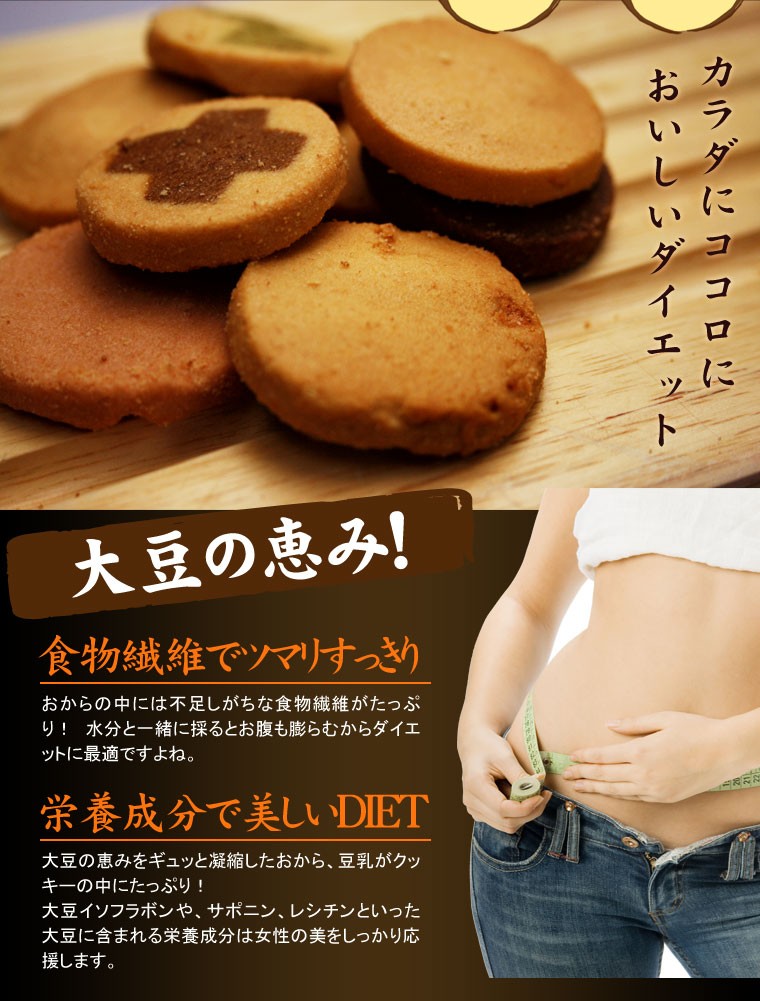 冬の豆乳おからクッキー 豆乳おからクッキー 訳あり お試し 