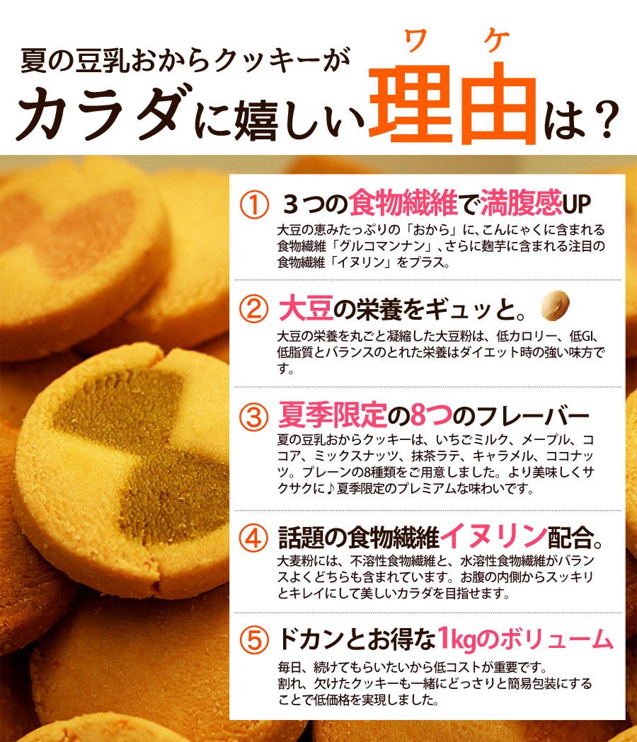 冬の豆乳おからクッキー 豆乳おからクッキー 訳あり お試し 