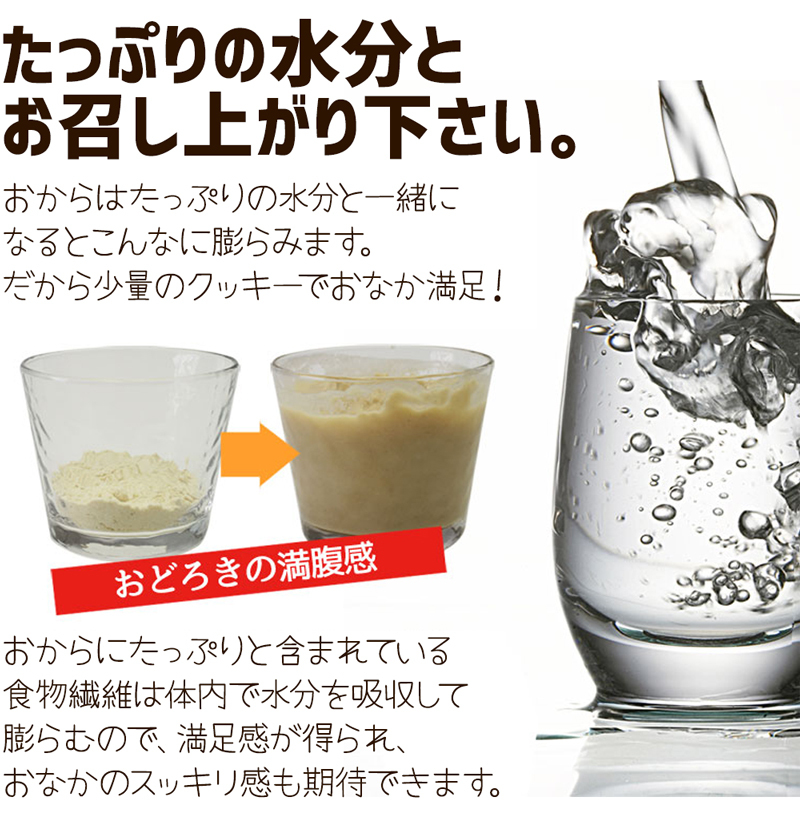 お試し おからクッキー ダイエット 豆乳クッキー お菓子 美容 豆乳 竹炭 おからパウダー クッキー