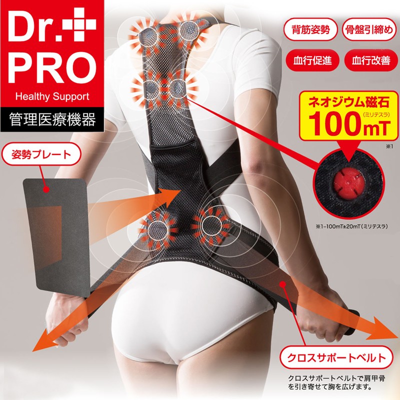 肩・腰すっきり背筋ベルト 肩こり 解消グッズ 背筋 引き締め 腰 サポーター 背筋矯正ベルト 腰痛 グッズ 姿勢矯正 ネオジウム 背筋矯正 骨盤矯正 血行 ネオジウム磁石