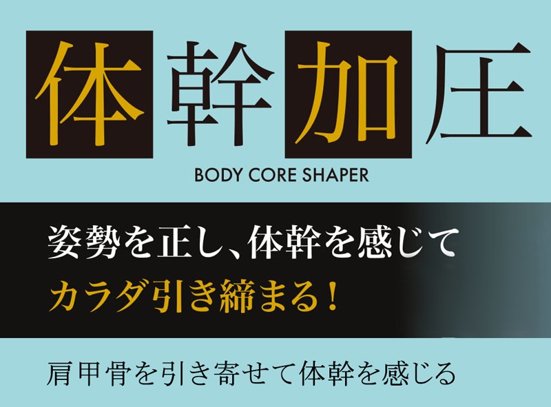体幹加圧 背筋矯正ベルト エクササイズ インナー