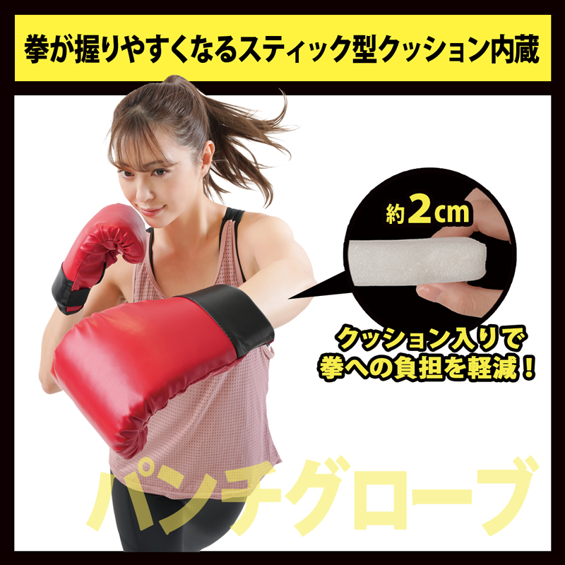 グローブ ミット セット 筋力トレーニング器具 腕 体幹 筋トレ 有酸素運動 ダイエットグッズ 格闘技 ミット打ち ボクササイズ 自宅 パンチンググローブ 328631
