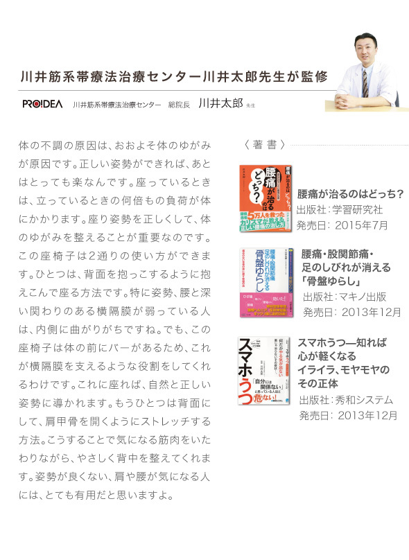 背筋がGUUUN 美姿勢座椅子リッチ