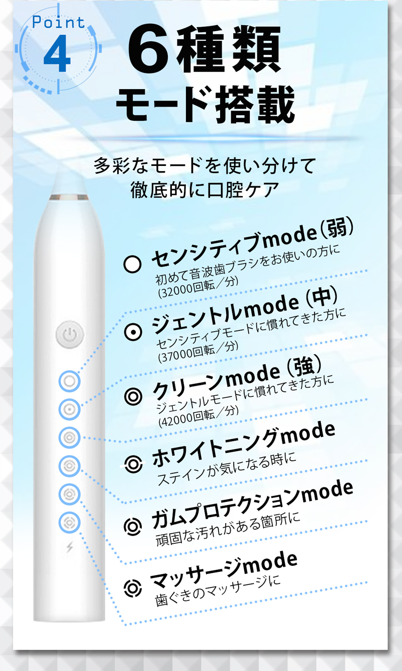 音波振動歯ブラシ 電動歯ブラシ 42000回 携帯電動歯ブラシ 音波歯ブラシ USB 充電式 USB充電 USB充電式 超音波振動歯ブラシ IPX7 防水設計 歯磨き 携帯用 歯ブラシ 替えブラシ 携帯歯ブラシ 替えブラシ付【メール便送料無料】 STICK SONIC PRO 【336033】