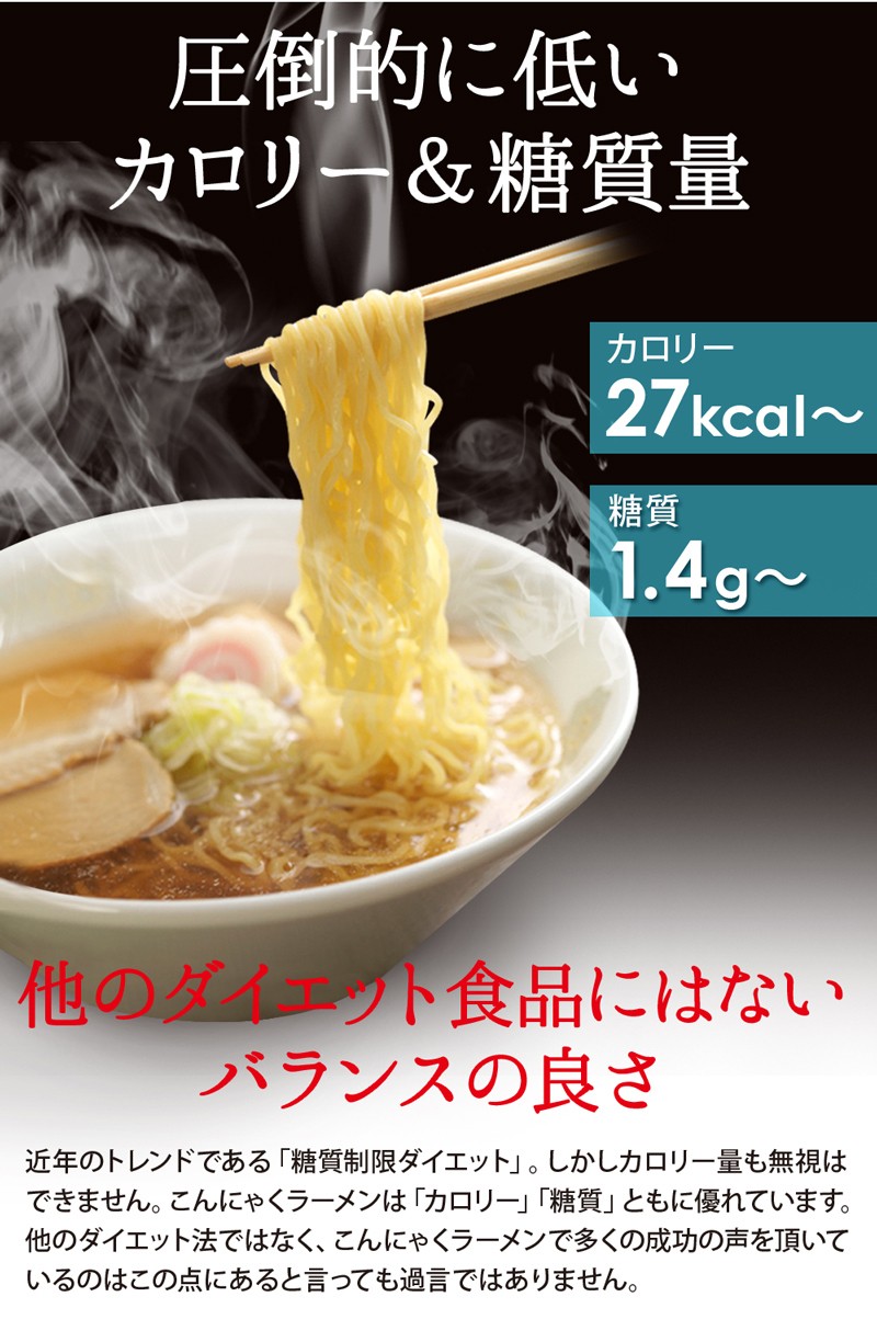 こんにゃくラーメン　ダイエット