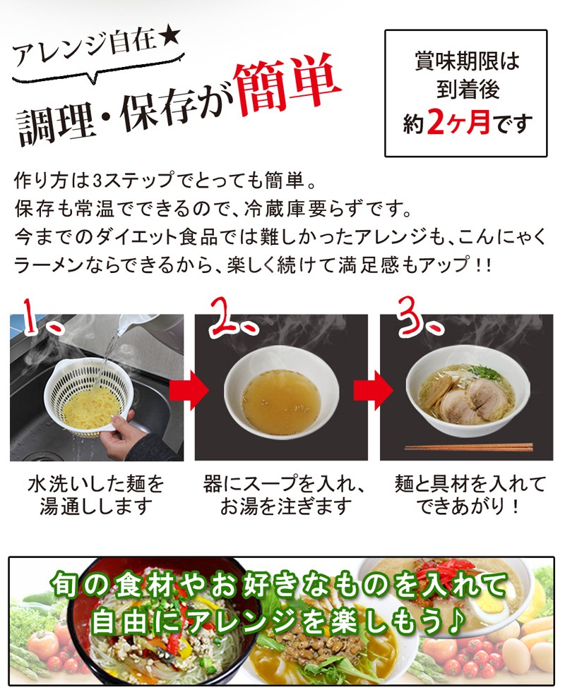 こんにゃくラーメン　ダイエット