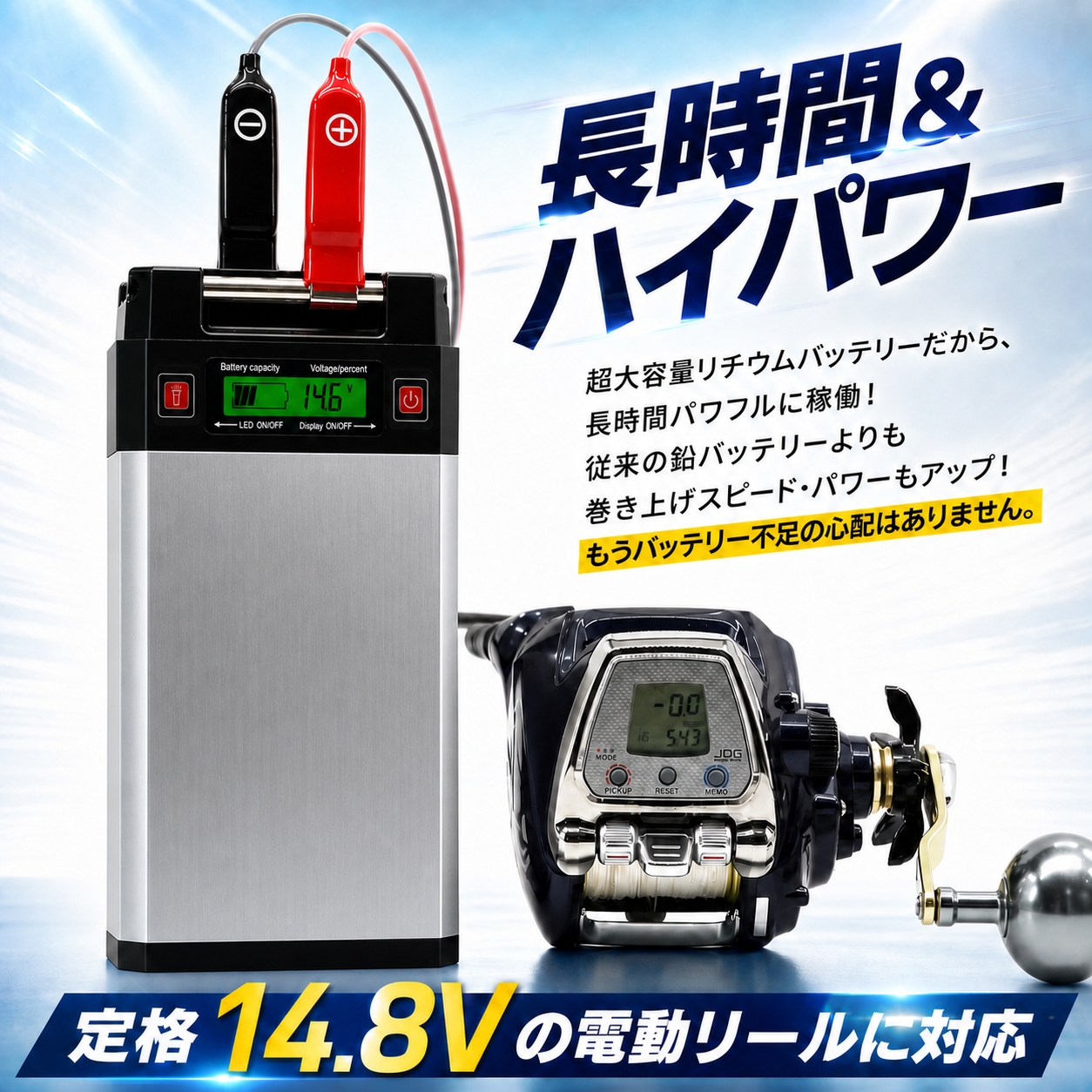 DAIWA（ダイワ） シマノ 電動リール バッテリー GN-20F シリーズ 充電