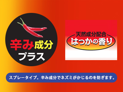 スミス通商株式会社 ねずみ用心 スプレータイプ はっかの香り