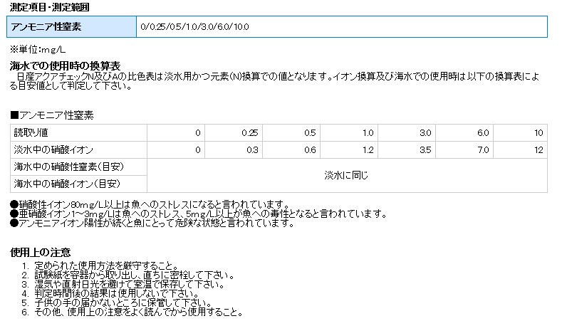 水質検査試験紙 アンモニア性窒素 測定紙 アクアチェックa 50枚入り Diy 自分で出来る害虫駆除 通販 Yahoo ショッピング