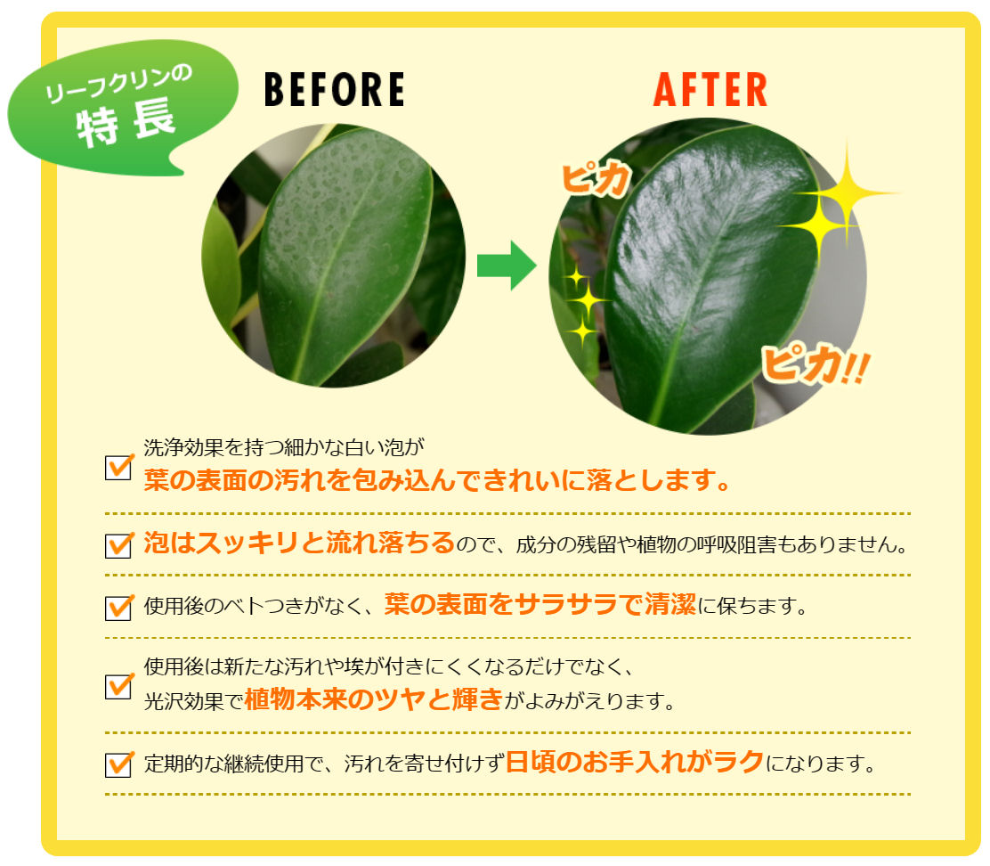 KINCHO園芸 葉面洗浄剤 リーフクリン10 業務用 2L×5本 葉 汚れ 洗浄