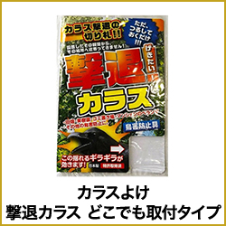 カラスよけ 撃退カラス