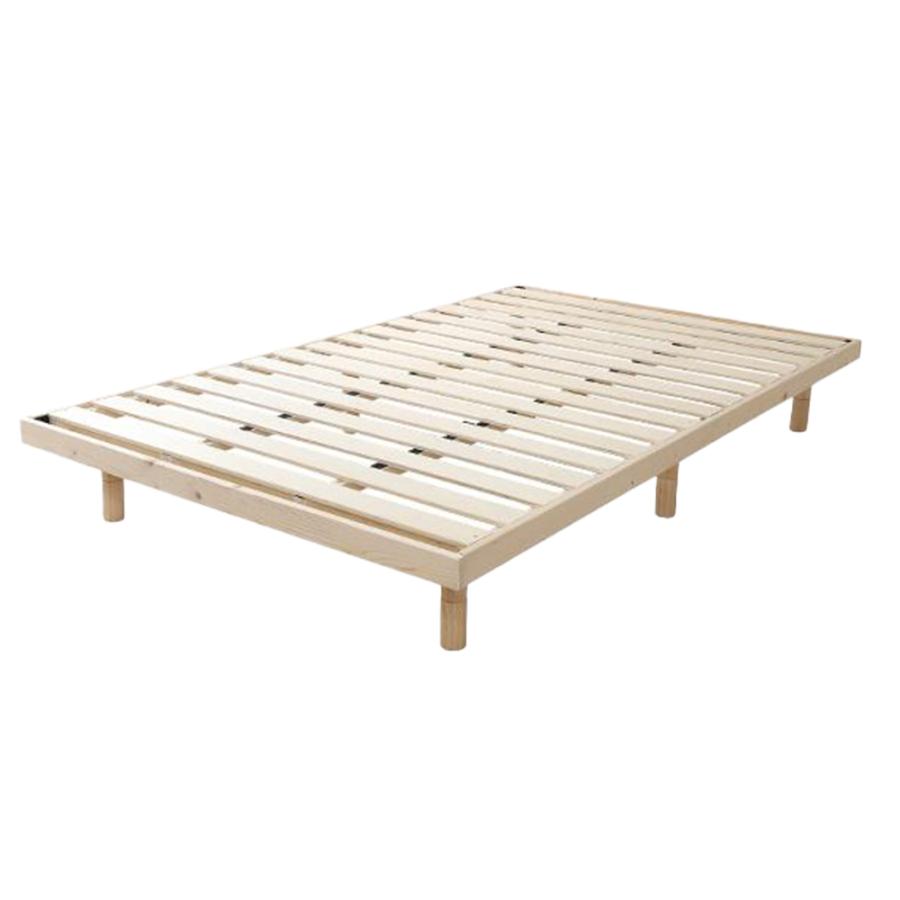 すのこ ベッド シングル 3段階高さ調整付き 丈夫 北欧 パイン 無垢材 簡単組み立て ベッドフレーム 木製 YOG｜ka-grande｜02